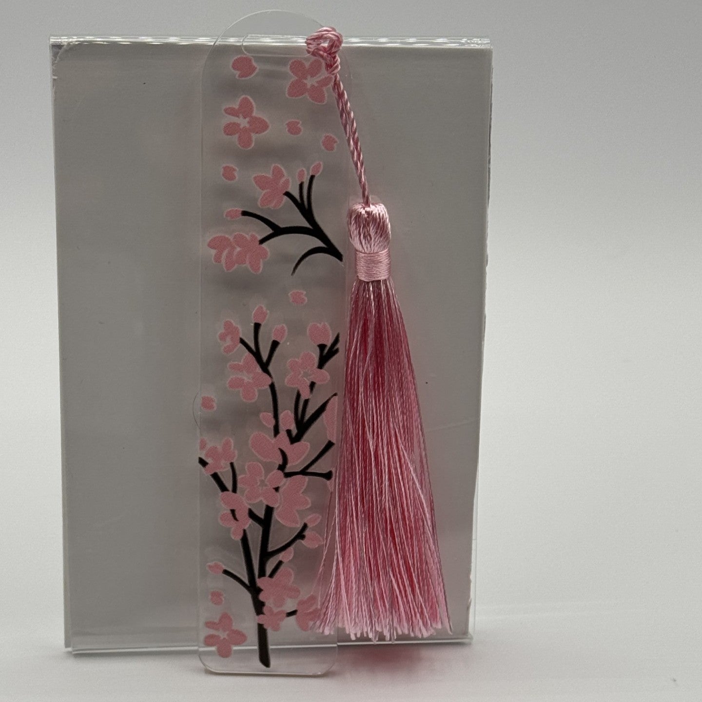 Acrylic Bookmark - Sakura Blossom Design