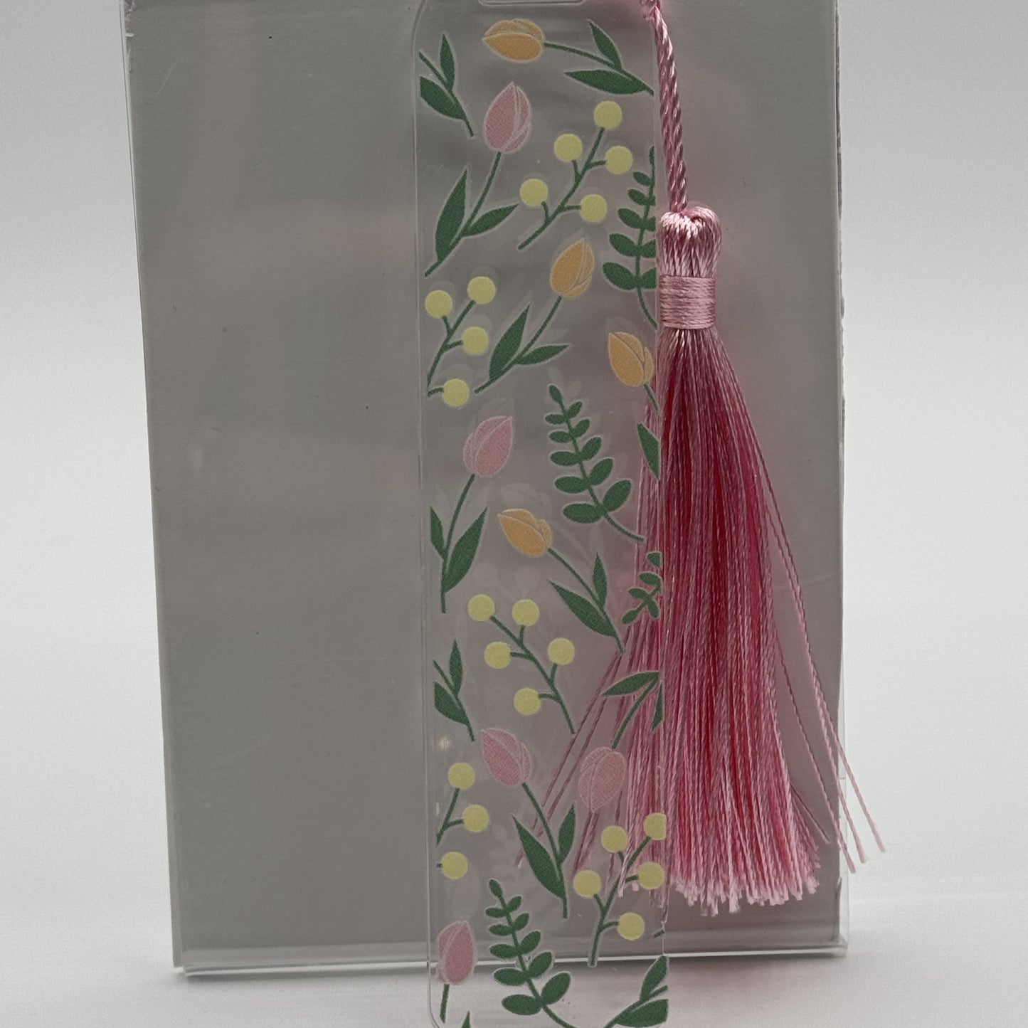 Acrylic Bookmark - Tulip Garden Design