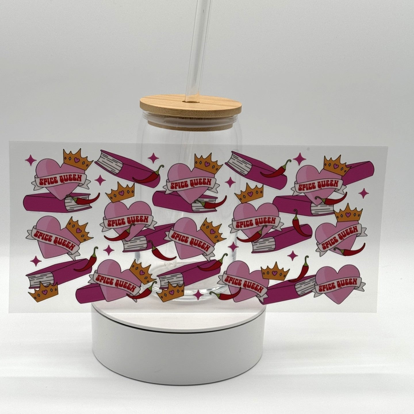 16 oz Glass Tumbler - Spice Queen